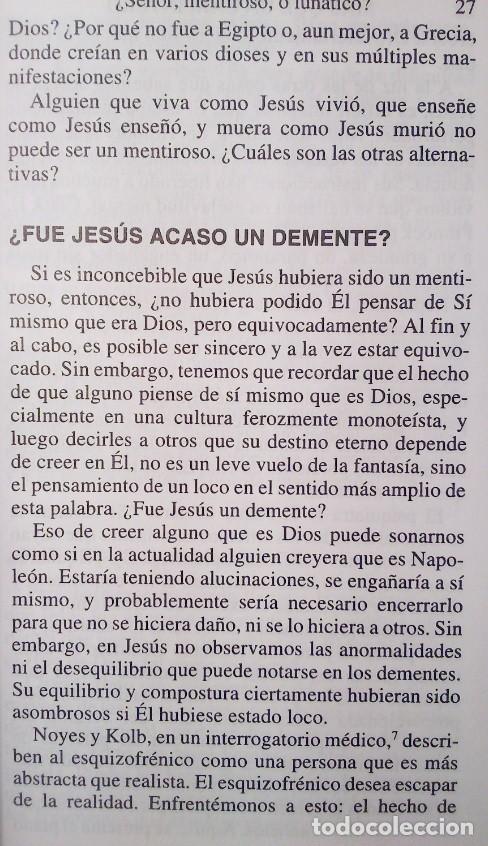 Libros de segunda mano: MAS QUE UN CARPINTERO. Josh McDowell.Edit&oacute; Unilit. 1997. - Foto 4