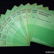 Libros de segunda mano: 11 CUADERNOS CURSO DE AGRICULTURA Y GANADERÍA. MINISTERIO DE TRABAJO. D.G.SEGURIDAD SOCIAL, 1975. Lote 199409688