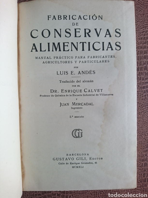 Libros de segunda mano: Fabricaci&oacute;n de conservas - Foto 3