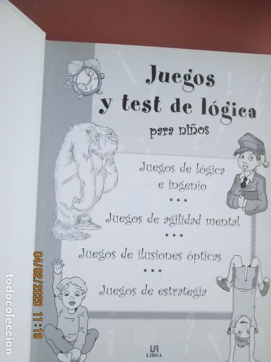 Libros de segunda mano: JUEGOS Y TEST DE LOGICA PARA NI&Ntilde;OS - LIBSA 2006 - Foto 3