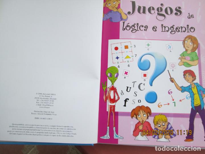Libros de segunda mano: JUEGOS Y TEST DE LOGICA PARA NI&Ntilde;OS - LIBSA 2006 - Foto 4