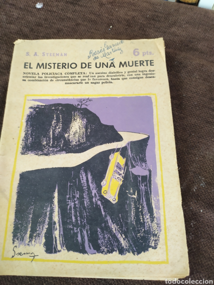 Libros de segunda mano: EL MISTERIO DE UNA MUERTE De S. A. STEEMAN. 1961. - Foto 1
