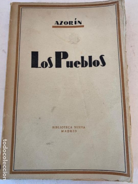 Libros de segunda mano: &ldquo;Los Pueblos&rdquo; de Azor&iacute;n&rdquo; - Foto 1