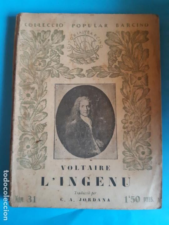 Libros de segunda mano: COLECCION POPULAR BARCINO. VOLTAIRE, L&Igrave;NGENU - Foto 1
