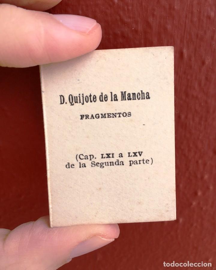 Libros de segunda mano: LIBRO MINIATURA - DON QUIJOTE DE LA MANCHA, FRAGMENTOS. - Foto 1