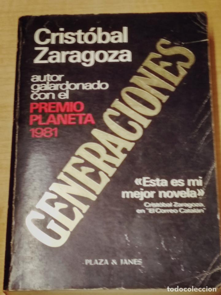 Libros de segunda mano: GENERACIONES - CRISTOBAL ZARAGOZA - Foto 1