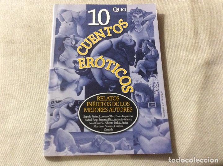 Livres d'occasion: LIBROS: 10 CUENTOS EROTICOS. ESPIDO FREIRE, RAFAEL REIG Y OTROS. SUPLEMENTO AL N&ordm; 108 DE QUO