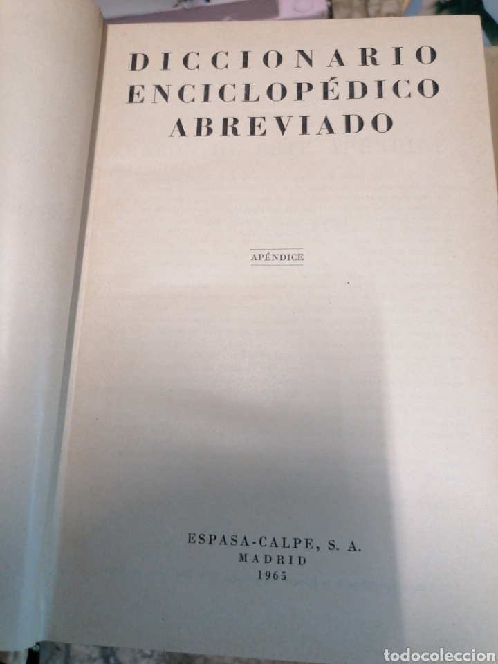 Libros de segunda mano: Diccionario Enciclop&eacute;dico Abreviado - Foto 1