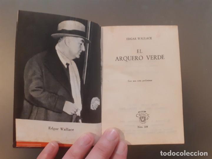 Libros de segunda mano: Crisol n&deg; 189. E. Wallace - El arquero verde (editorial Aguila) - Foto 2