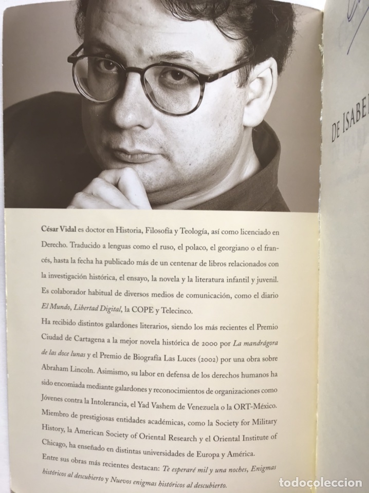 Libros de segunda mano: DE ISABEL A SOF&Iacute;A / MEDIO MILENIO DE REINAS DE ESPA&Ntilde;A / C&Eacute;SAR VIDAL/ PLANETA - Foto 2
