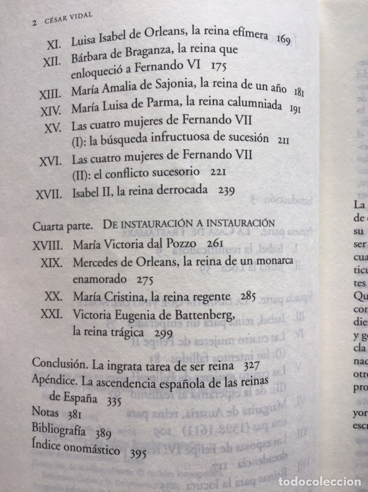 Libros de segunda mano: DE ISABEL A SOF&Iacute;A / MEDIO MILENIO DE REINAS DE ESPA&Ntilde;A / C&Eacute;SAR VIDAL/ PLANETA - Foto 6