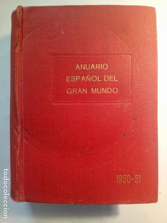Libros de segunda mano: Anuario Espa&ntilde;ol del Gran Mundo - Foto 1