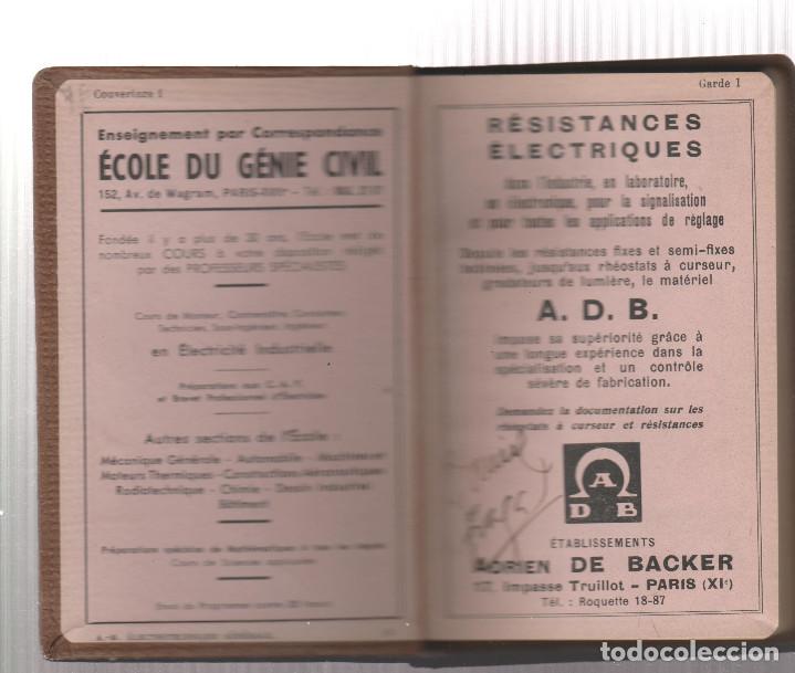 Libros de segunda mano: ELECTROTECHNIQUE GENERALE- AIDE MEMOIRE DUNOD- A&Ntilde;O 1952 - Foto 2