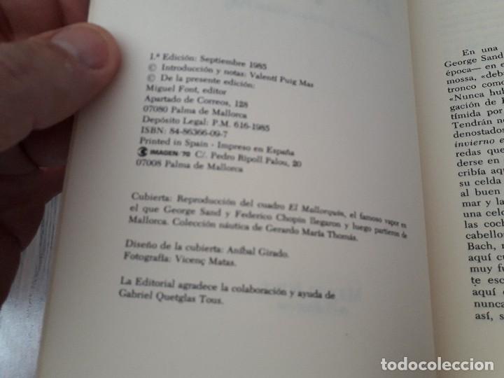 Libros de segunda mano: libro usado, Un invierno en Mallorca, George Sand. Evast e Aloma. - Foto 2
