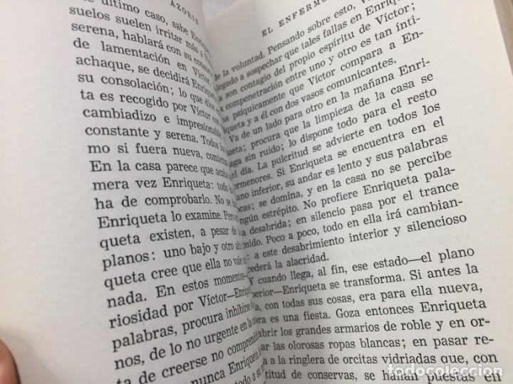 Libros de segunda mano: AZOR&Iacute;N EL ENFERMO ED BIBLIOTECA NUEVA 1961 3&ordf; EDICI&Oacute;N - Foto 8