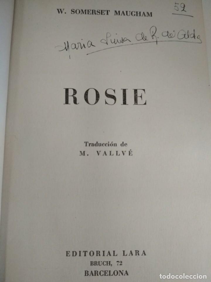 Libros de segunda mano: Rosie, Somerset Maugham, horizonte Lara 1946, libro - Foto 2
