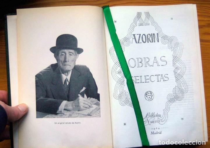 Libros de segunda mano: OBRAS SELECTAS DE AZOR&Iacute;N, SEMBLANZA DEL PROPIO AUTOR - Foto 2
