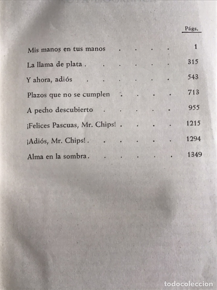 Libros de segunda mano: OBRAS DE JAMES HILTON / MAESTROS DE HOY / JANES EDITOR - Foto 5