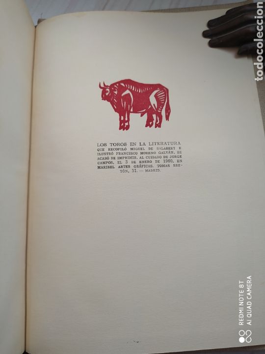 Libros de segunda mano: LOS TOROS EN LA LITERATURA - Foto 8