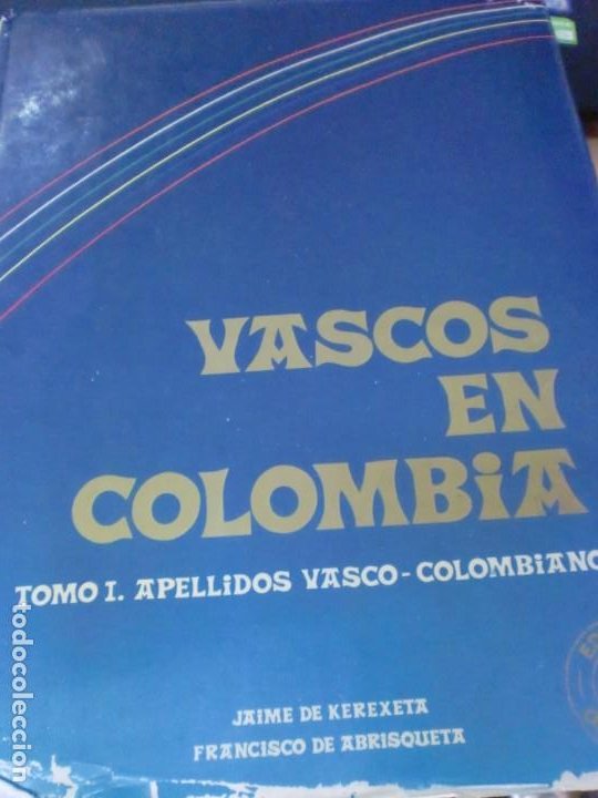 vascos en colombia tomo 1. primera parte apelli - Compra venta en  todocoleccion