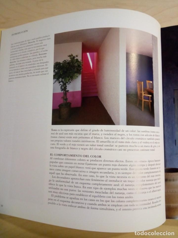Libros de segunda mano: EL COLOR EN LA DECORACI&Oacute;N. EDITORIAL BLUME - Foto 4