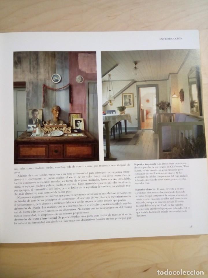Libros de segunda mano: EL COLOR EN LA DECORACI&Oacute;N. EDITORIAL BLUME - Foto 5