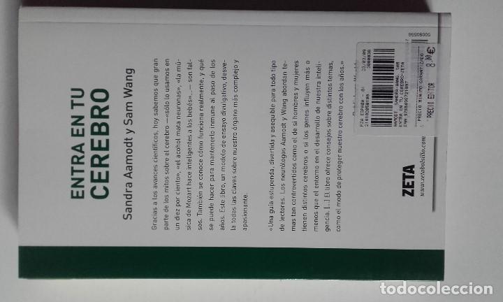 Libros de segunda mano: Entra en tu cerebro. Sandra Aamodt, Sam Wang - Foto 2