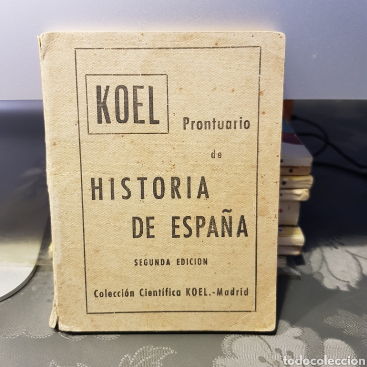 Libros de segunda mano: Prontuario de historia de Espa&ntilde;a - Koel - Foto 1