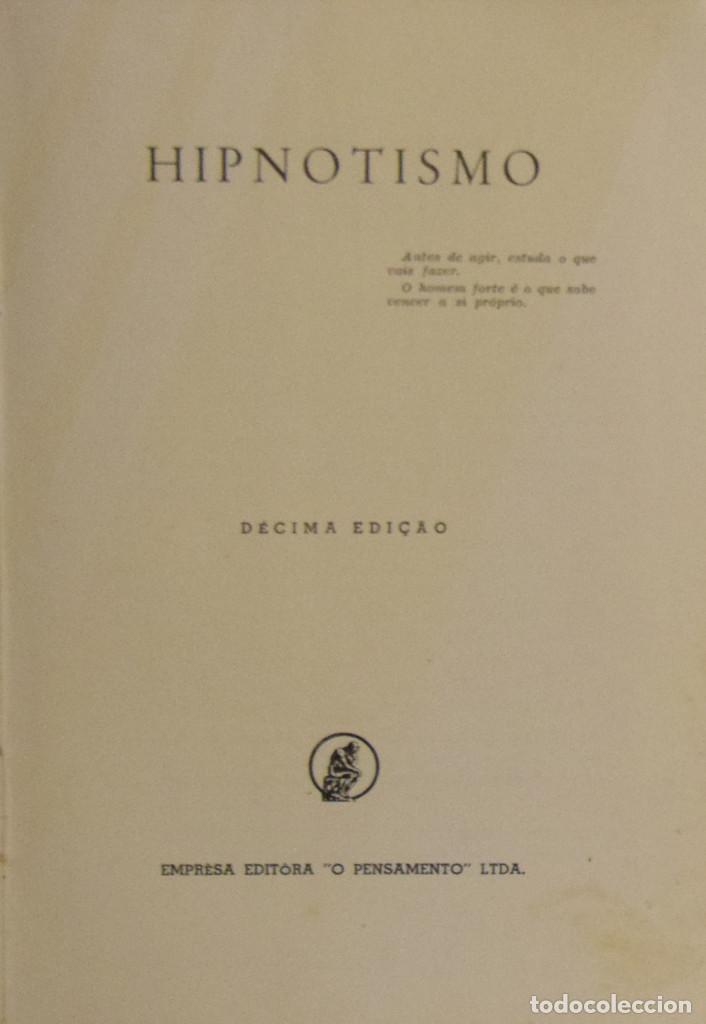 Libros de segunda mano: HIPNOTISMO -  AN&Oacute;NIMO - Foto 1