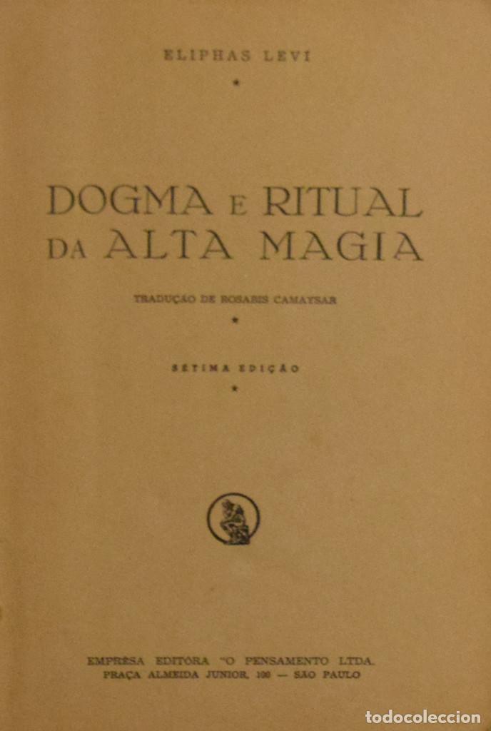 Libros de segunda mano: DOGMA E RITUAL DA ALTA MAGIA - Eliphas LEVI - Foto 1