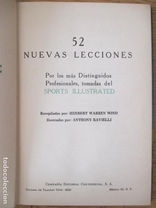 Libros de segunda mano: 52 TIPS DE GOLF. HERBERT WARREN WIND. LIBRO 2. 1962 TIPS FROM THE TOP - Foto 2