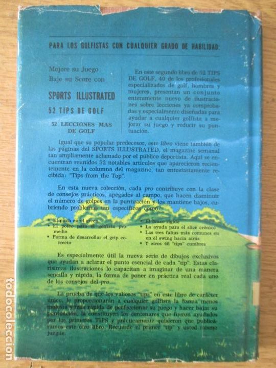 Libros de segunda mano: 52 TIPS DE GOLF. HERBERT WARREN WIND. LIBRO 2. 1962 TIPS FROM THE TOP - Foto 3