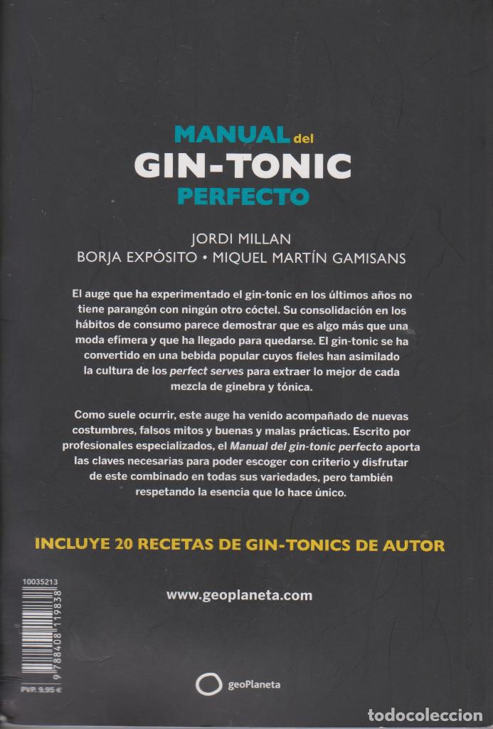 Libros de segunda mano: MANUAL DEL GIN-TONIC PERFECTO - Foto 2