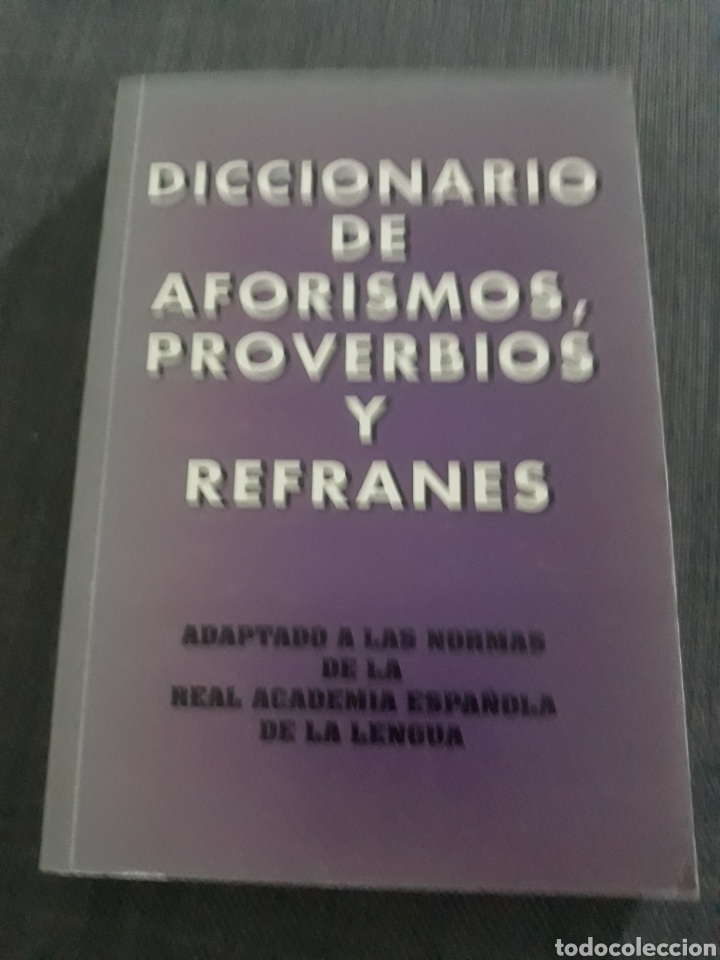 Libros de segunda mano: DICCIONARIO DE AFORISMOS, PROVERBIOS Y REFRANES.. - Foto 1
