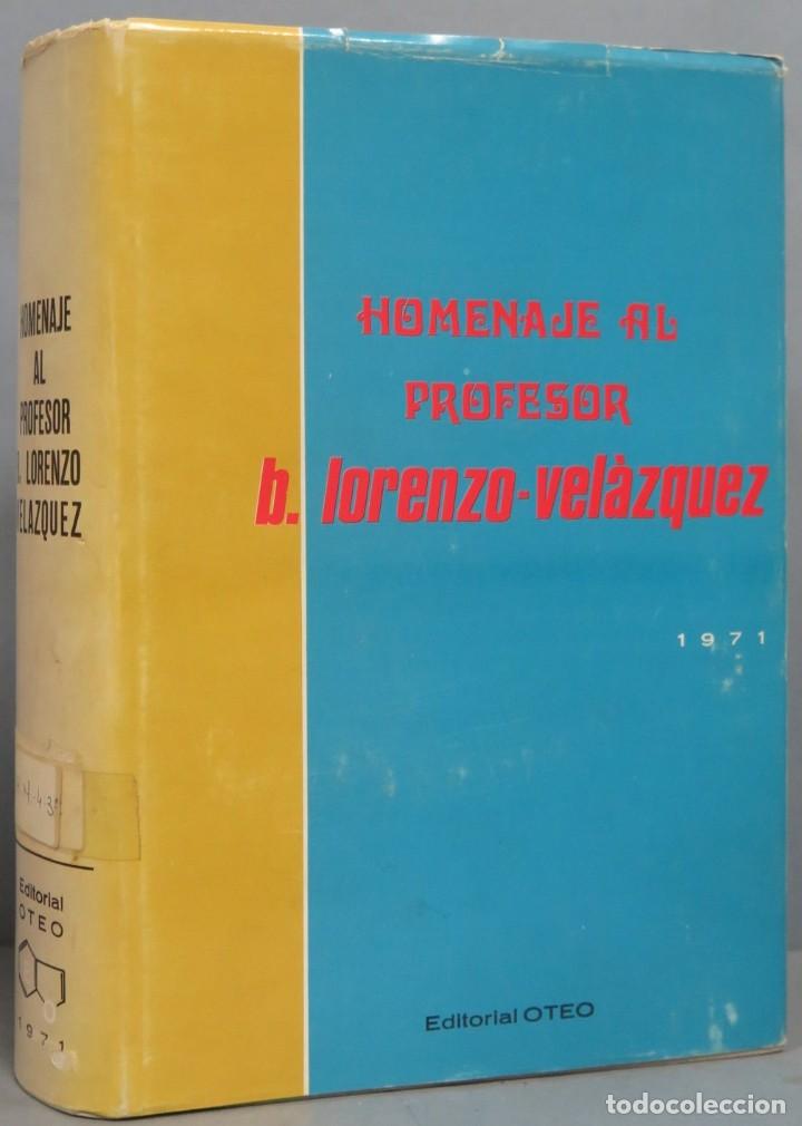 Libros de segunda mano: HOMENAJE AL PROFESOR LORENZO VELAZQUEZ - Foto 1