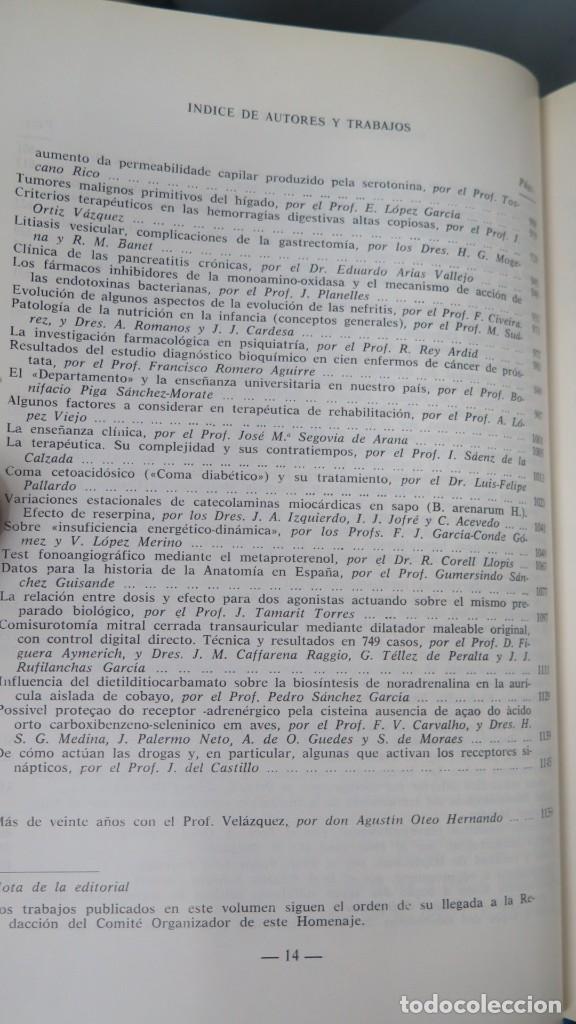 Libros de segunda mano: HOMENAJE AL PROFESOR LORENZO VELAZQUEZ - Foto 5