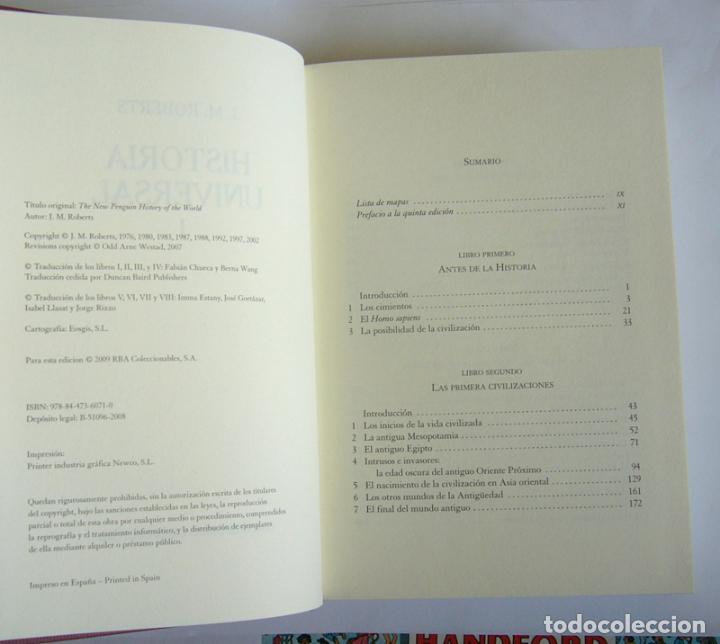 Libros de segunda mano: HISTORIA UNIVERSAL - TOMO I - J. M. ROBERTS - Foto 3