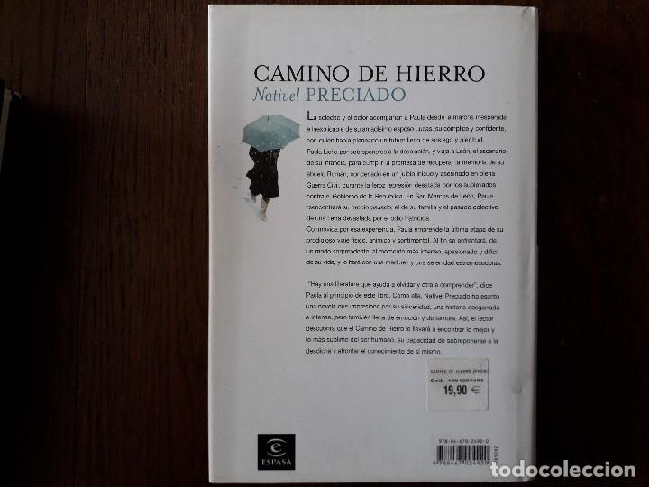Libros de segunda mano: libro usado, Camino de hierro, Nativel Preciado. Espasa. - Foto 3