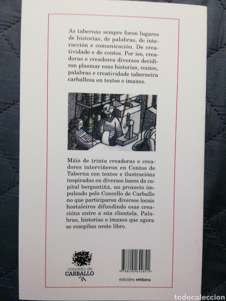 Libros de segunda mano: CONTOS DE TABERNA. VVAA. EN GALLEGO - Foto 2