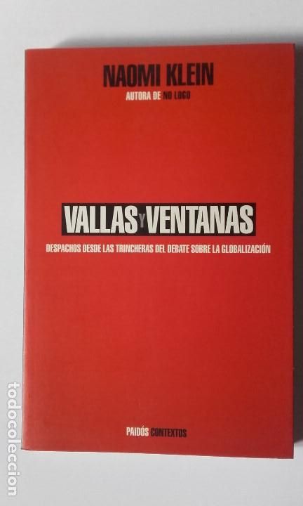 Libros de segunda mano: Vallas y ventanas. Naomi Klein - Foto 1
