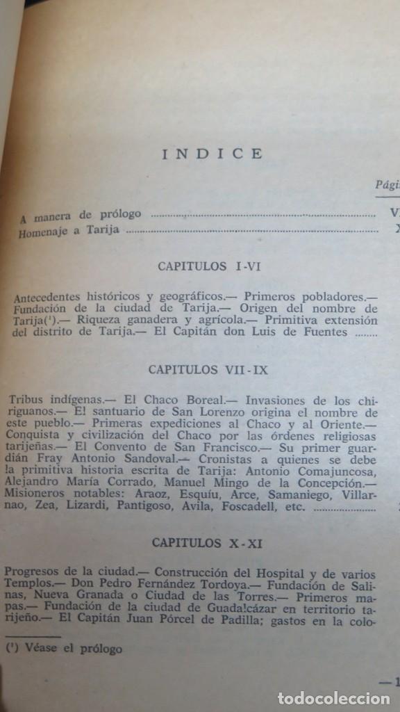Libros de segunda mano: TARIJA BOSQUEJO HISTORICO. TOMAS O&acute;CONNOR D&acute;ARLACH - Foto 3