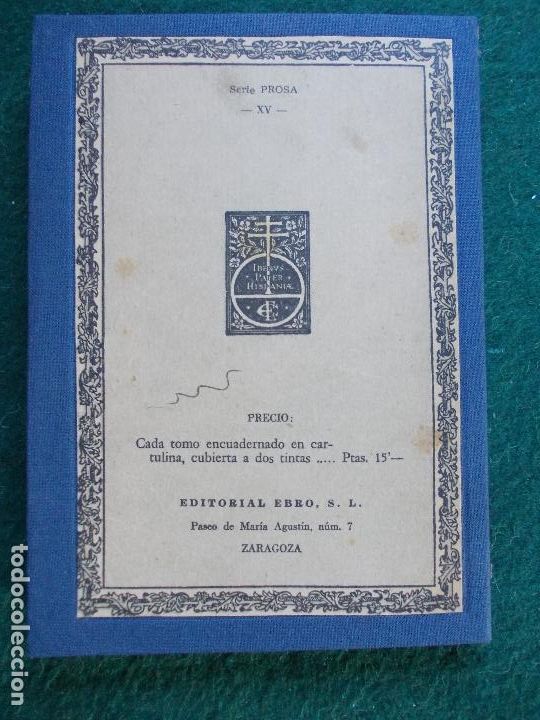 Libros de segunda mano: CLASICOS EBRO F. DE QUEVEDO VIDA DEL BUSCON - Foto 2