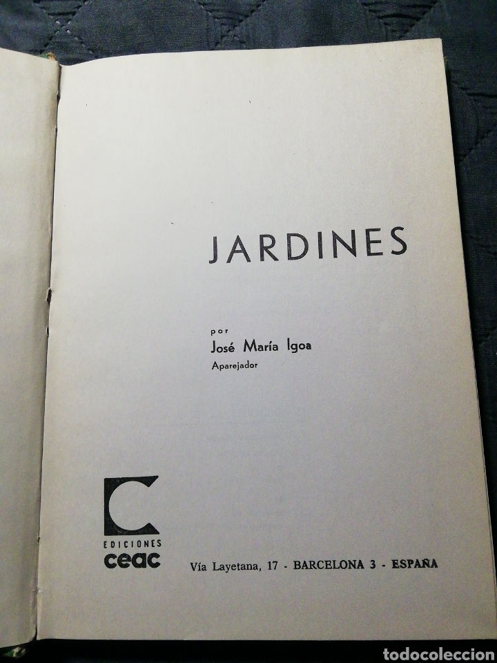 Libros de segunda mano: JARDINES PROYECTO Y CONSTRUCCI&Oacute;N JOS&Eacute; MARIA IGOA - Foto 2
