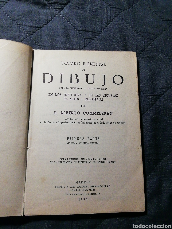 Libros de segunda mano: TRATADO ELEMENTAL DE DIBUJO 1955. ALBERTO COMMELERAN. PRIMERA PARTE - Foto 4