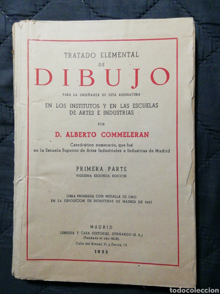 Libros de segunda mano: TRATADO ELEMENTAL DE DIBUJO 1955. ALBERTO COMMELERAN. PRIMERA PARTE - Foto 1
