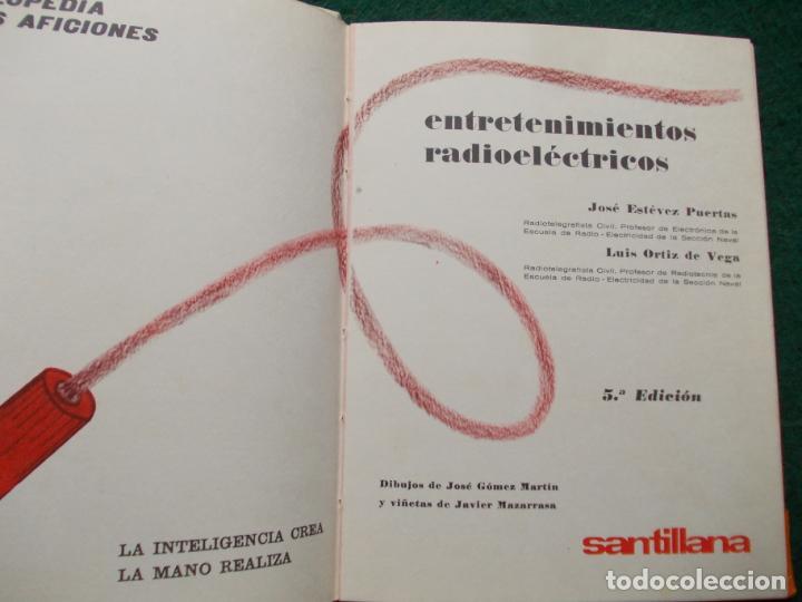 Libros de segunda mano: Entretenimientos radiolectricos - Foto 3