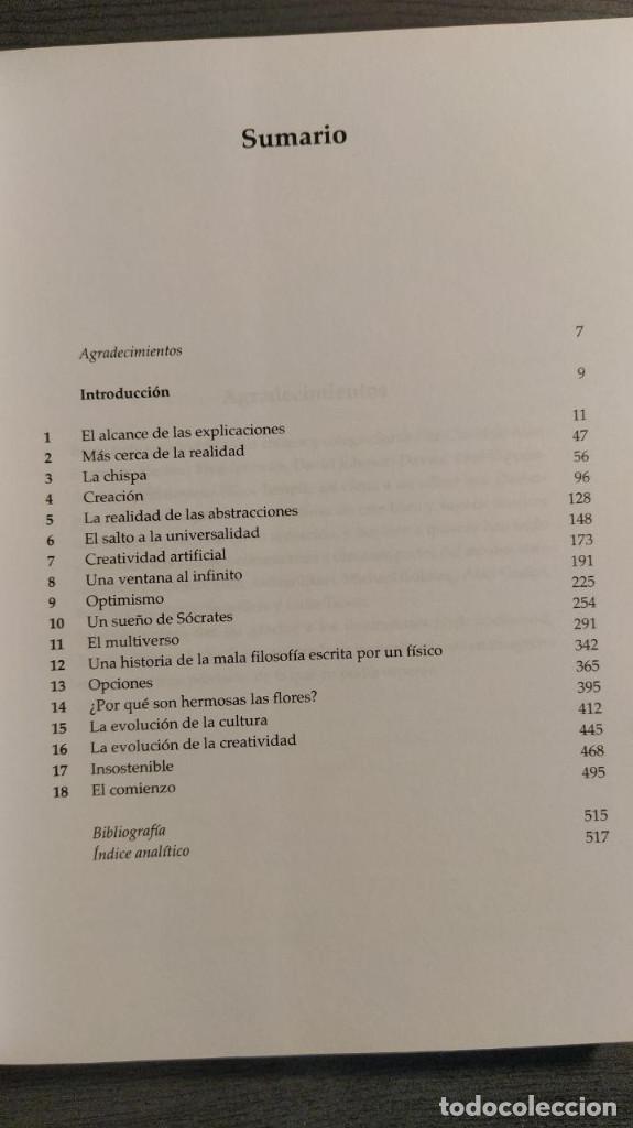 Libros de segunda mano: EL COMIENZO DEL INFINITO: EXPLICACIONES QUE TRANSFORMAN EL MUNDO .  DAVID DEUTSCH.  Editorial: INTER - Foto 8