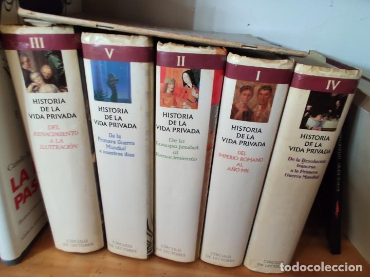 Libros de segunda mano: HISTORIA DE LA VIDA PRIVADA 5 TOMOS ED. CIRCULO DE LECTORES - Foto 1
