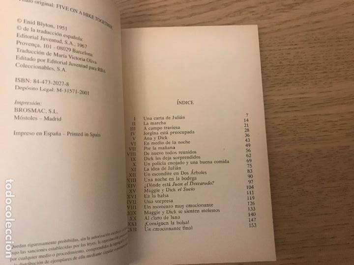 Libros de segunda mano: ENID BLYTON - UN FIN DE SEMANA DE LOS CINCO. 2001 - ED JUVENTUD - Foto 3