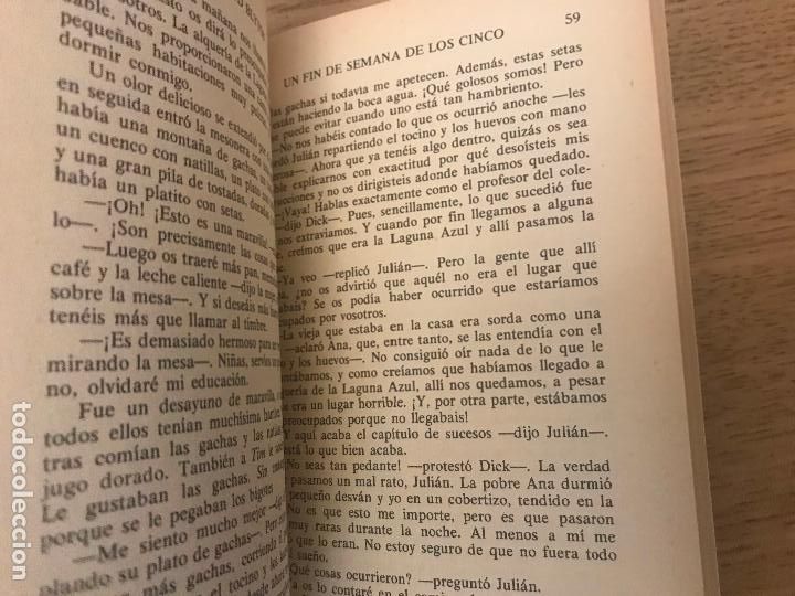 Libros de segunda mano: ENID BLYTON - UN FIN DE SEMANA DE LOS CINCO. 2001 - ED JUVENTUD - Foto 4
